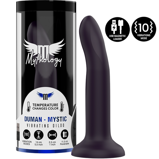 MYTHOLOGY DUMAN MYSTIC DILDO S - VIBRADOR WATCHME TECNOLOGÍA INALÁMBRICA COMPATIBLE
