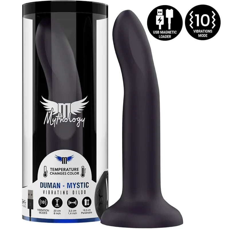 Mythology – Duman Mystic Dildo l – Vibrateur Compatible avec la Technologie sans Fil Watchme
