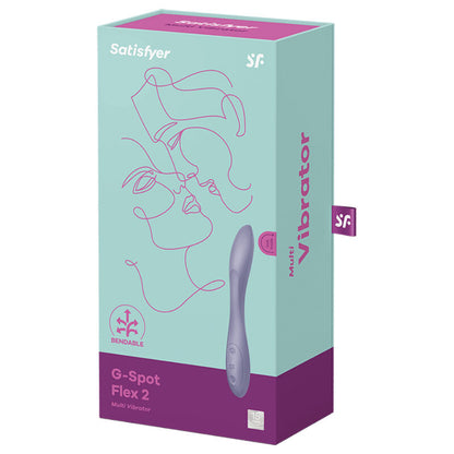 SATISFYER - VIBRADOR MULTI PUNTO G FLEX 2 VIOLETA