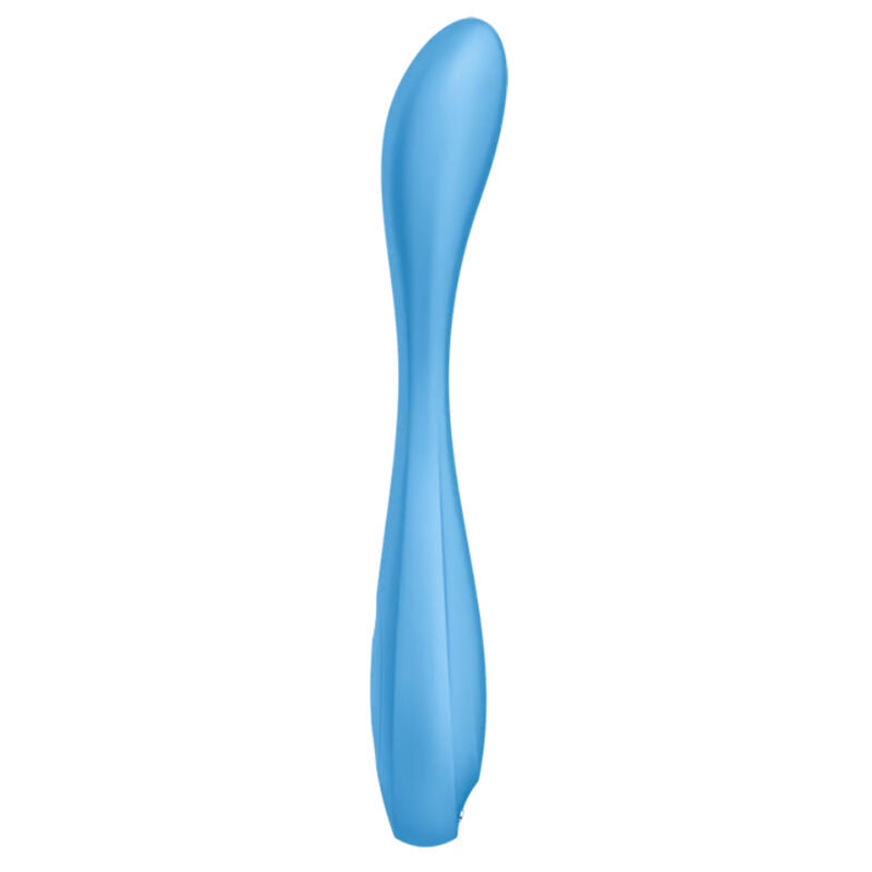 SATISFYER - G-SPOT FLEX 4+ AZUL MULTIVIBRADOR APP