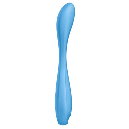 SATISFYER - G-SPOT FLEX 4+ AZUL MULTIVIBRADOR APP