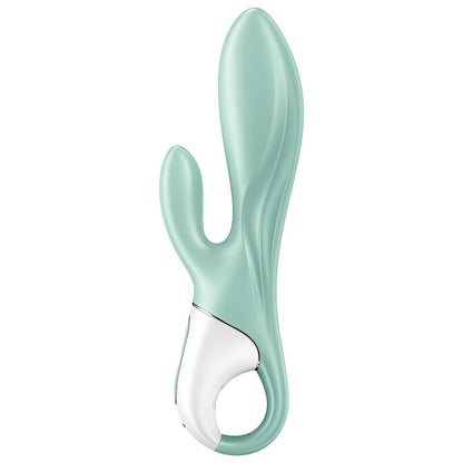 SATISFYER - BOMBA DE AIRE CONEJO 5+ APP VIBRADOR INFLABLE CONEJO VERDE