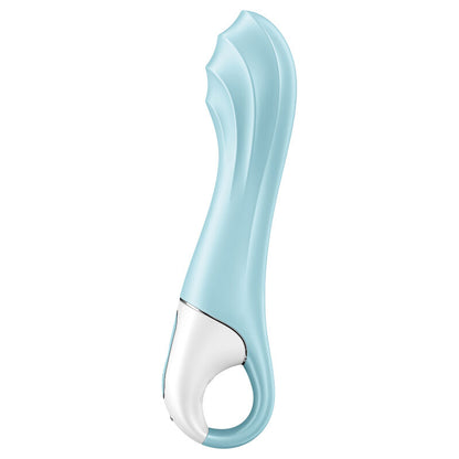 SATISFYER - VIBRADOR CON BOMBA DE AIRE 5+ APP VIBRADOR INFLABLE DEL PUNTO G AZUL