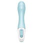 SATISFYER - VIBRADOR CON BOMBA DE AIRE 5+ APP VIBRADOR INFLABLE DEL PUNTO G AZUL