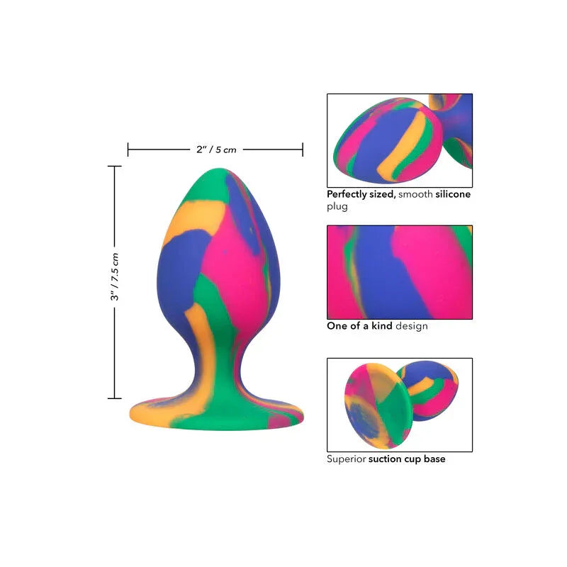 Calexotics – Cheeky Moyen Tie Dye Plug Anal