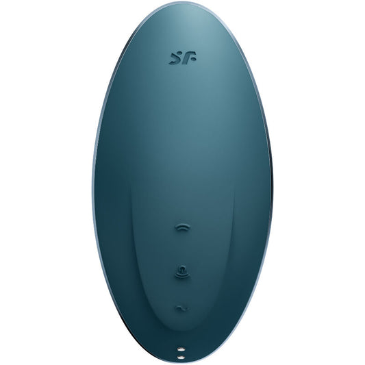 SATISFYER - VULVA LOVER 1 ESTIMULATOR Y VIBRADOR AZUL