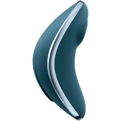 SATISFYER - VULVA LOVER 1 ESTIMULATOR Y VIBRADOR AZUL