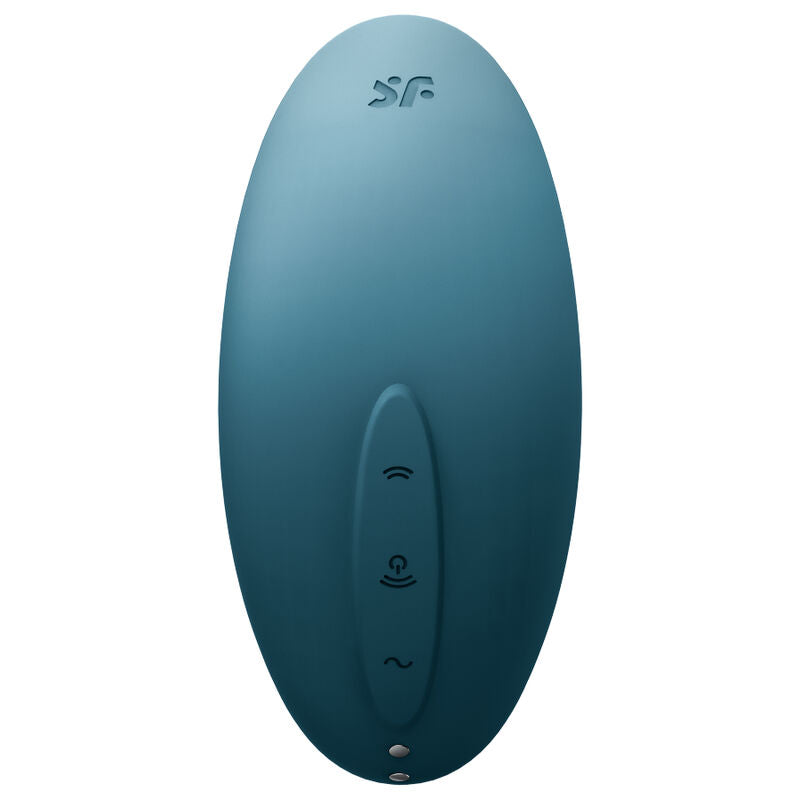 SATISFYER VULVA LOVER 2 ESTIMULATOR Y VIBRADOR - AZUL