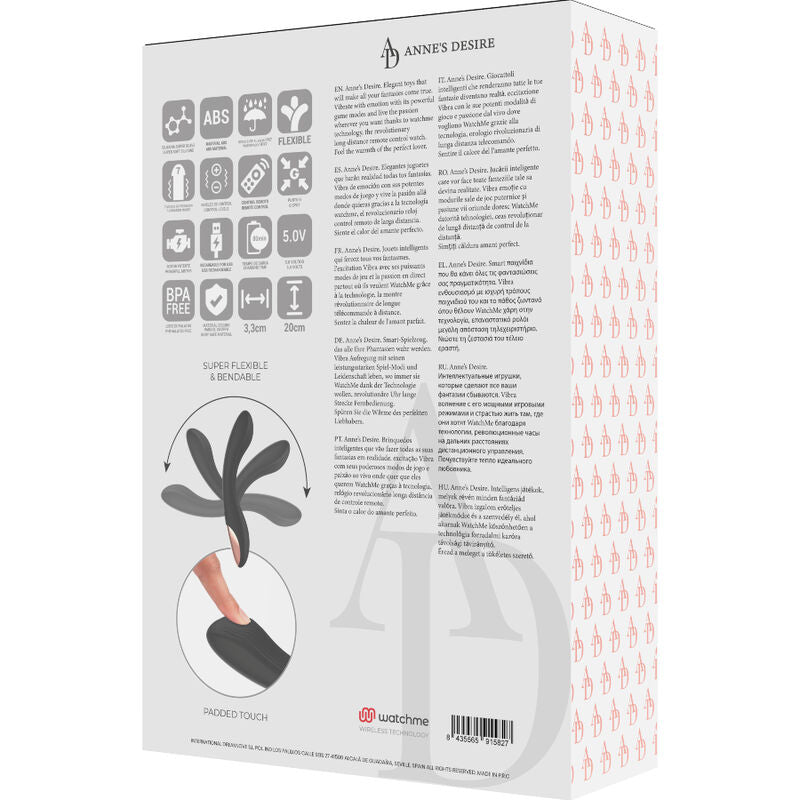 EL DESEO DE ANNE - TECNOLOGÍA DE CONTROL REMOTO CURVE UN WATCHME NEGRO/DORADO