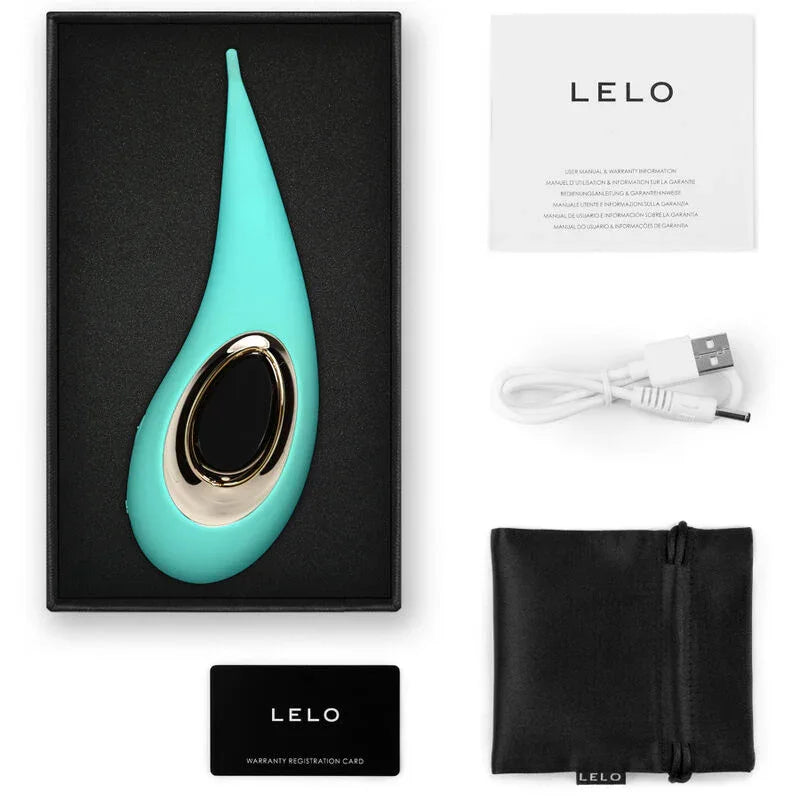 Lelo – Stimulateur de Clitoris Dot – Aqua – Stimulation Immédiate & Plaisir Extrême