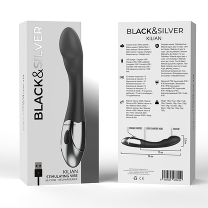 Vibe stimulante kilian – Black & Silver