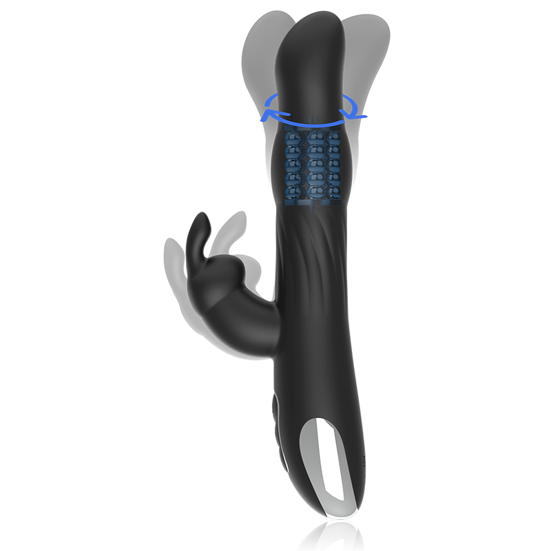 VIBRADOR Y ROTADOR BRILLY GLAM MOEBIUS RABBIT COMPATIBLE CON LA TECNOLOGÍA INALÁMBRICA WATCHME