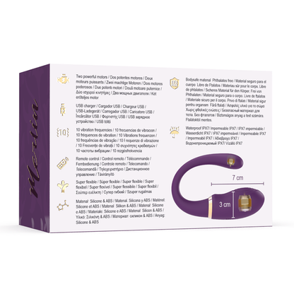 TREASURE - VIBRADOR MERLIN DE DOBLE TORQUE CON CONTROL REMOTO