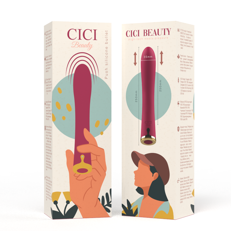 CICI BEAUTY - PREMIUM PUSH BULLET IN SILICONE