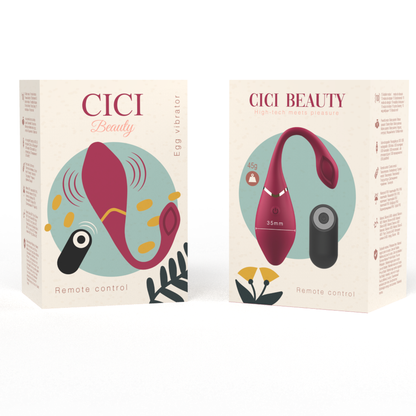 CICI BEAUTY - PREMIUM SILICONE EGG VIBRATEUR TÉLÉCOMMANDE