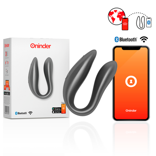 ONINDER - LISBOA G-SPOT &amp; CLITORAL STIMULATOR BLACK - FREE APP