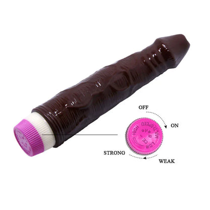 Baile Vibrateur Vagues de Plaisir 23 cm Marron