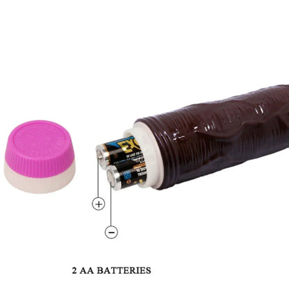 Baile Vibrateur Vagues de Plaisir 23 cm Marron