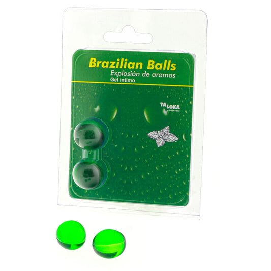TALOKA - 2 BOLAS BRASILEÑAS GEL ÍNTIMO DE MENTA