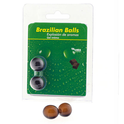 TALOKA - GEL ÍNTIMO 2 BOLAS DE CHOCOLATE BRASILEÑO