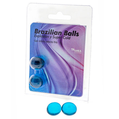 TALOKA - 2 BOLAS BRASILEÑAS GEL EFECTO FRÍO EXCITANTE