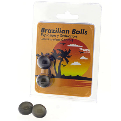 TALOKA - 2 BOLAS BRASILEÑAS GEL EFECTO CONFORT EXCITANTE