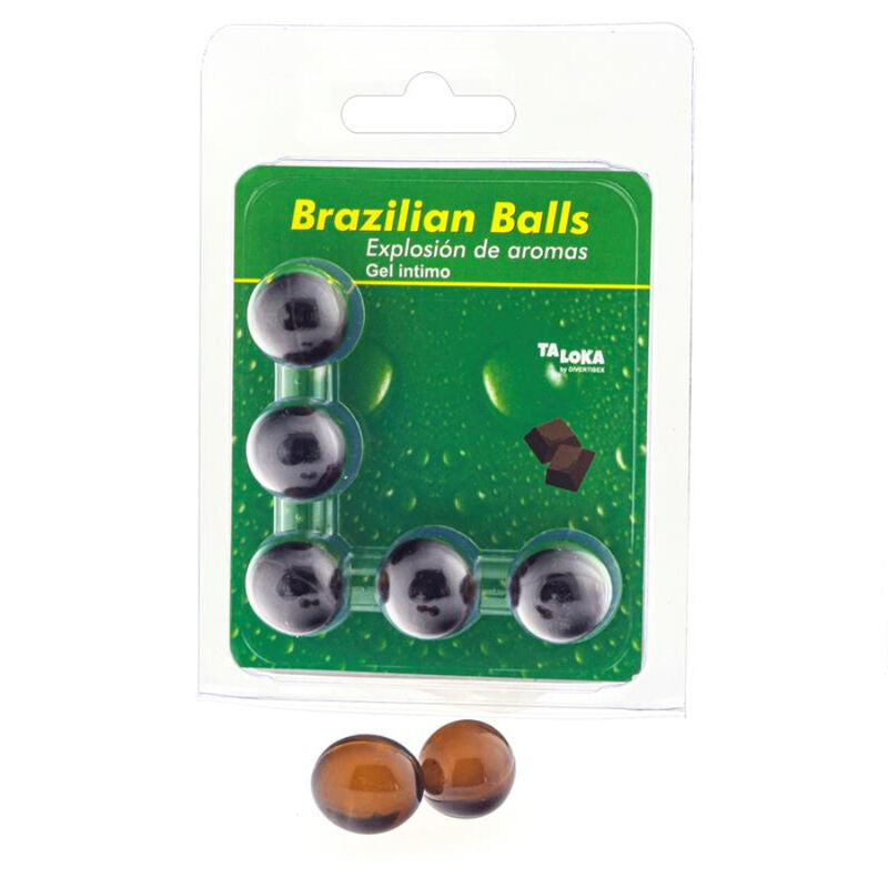 TALOKA - GEL ÍNTIMO DE CHOCOLATE 5 BOLAS BRASILEÑAS