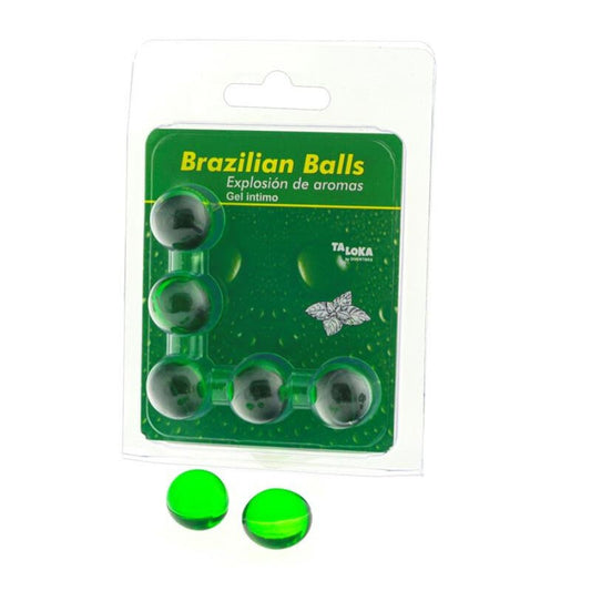 TALOKA - 5 BRÉSILIENNES GEL INTIME MENTHE BOULES