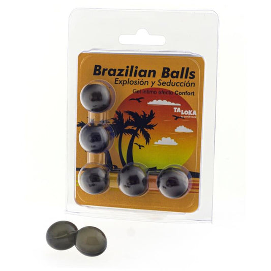 TALOKA - 5 BRAZILIAN BALLS EXCITING GEL COMFORT EFFECT