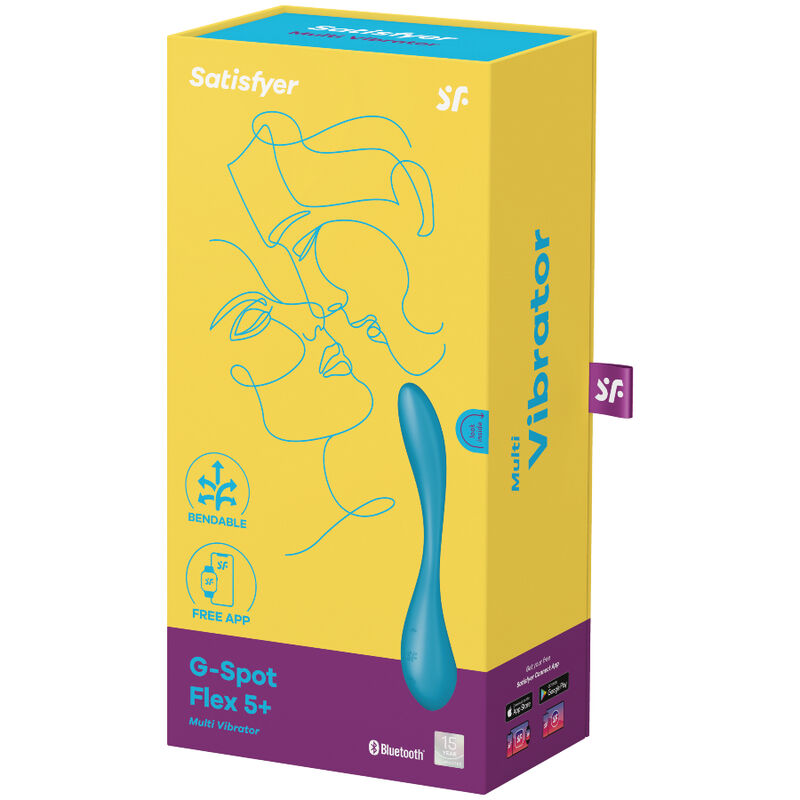 SATISFYER - FLEX 5 BLUE MULTI G-SPOT VIBRATOR
