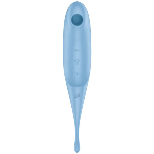 Satisfyer Stimulateur et Vibrateur Twirling Pro Air Pulse Bleu