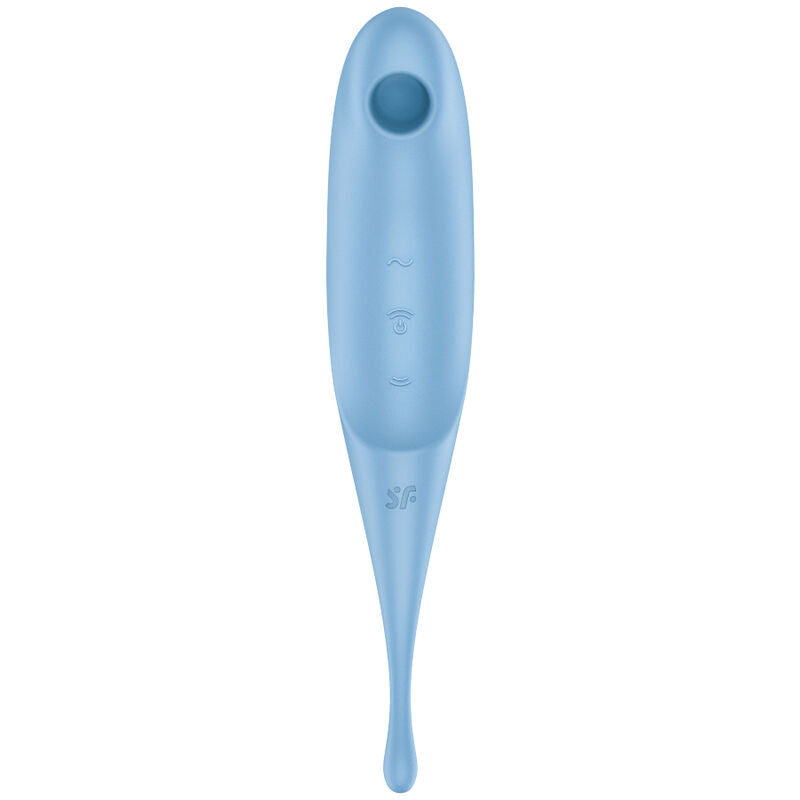 SATISFYER TWIRLING PRO ESTIMULATOR Y VIBRADOR - ROJO