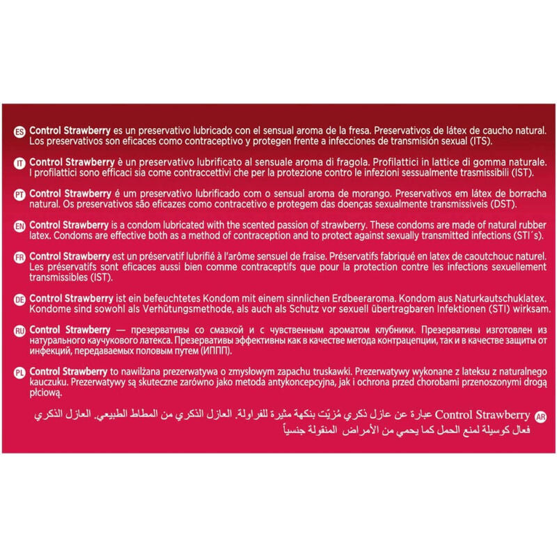 CONTROL - PRESERVATIFS ADAPTA FRAISE 144 UNITS