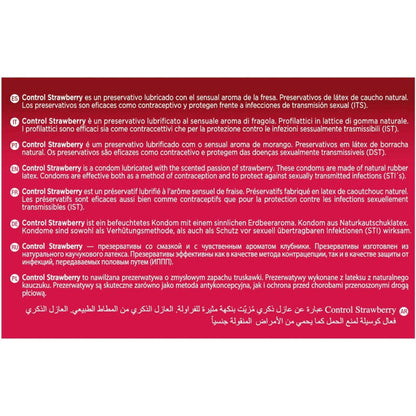 CONTROL - PRESERVATIFS ADAPTA FRAISE 144 UNITS