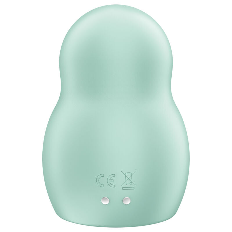 SATISFYER - AIR PULSE PRO TO GO 1 DOUBLE STIMULATOR AND VIBRATOR RED