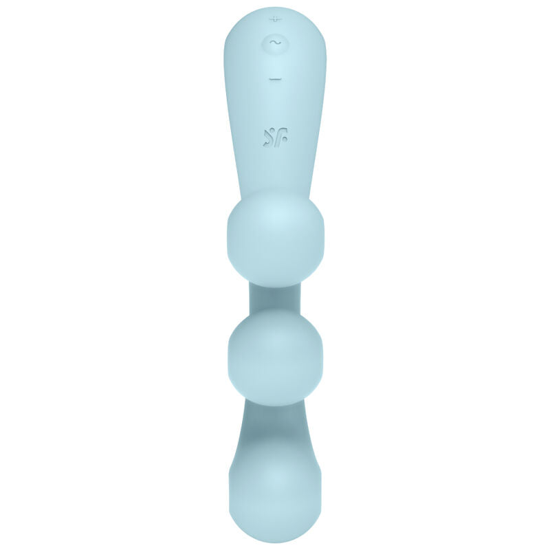SATISFYER - VIBRADOR MULTI TRI BALL 2 AZUL