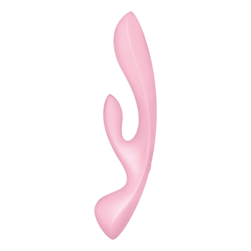 SATISFYER - VIBRATION HYBRIDE TRIPLE OH BLEU
