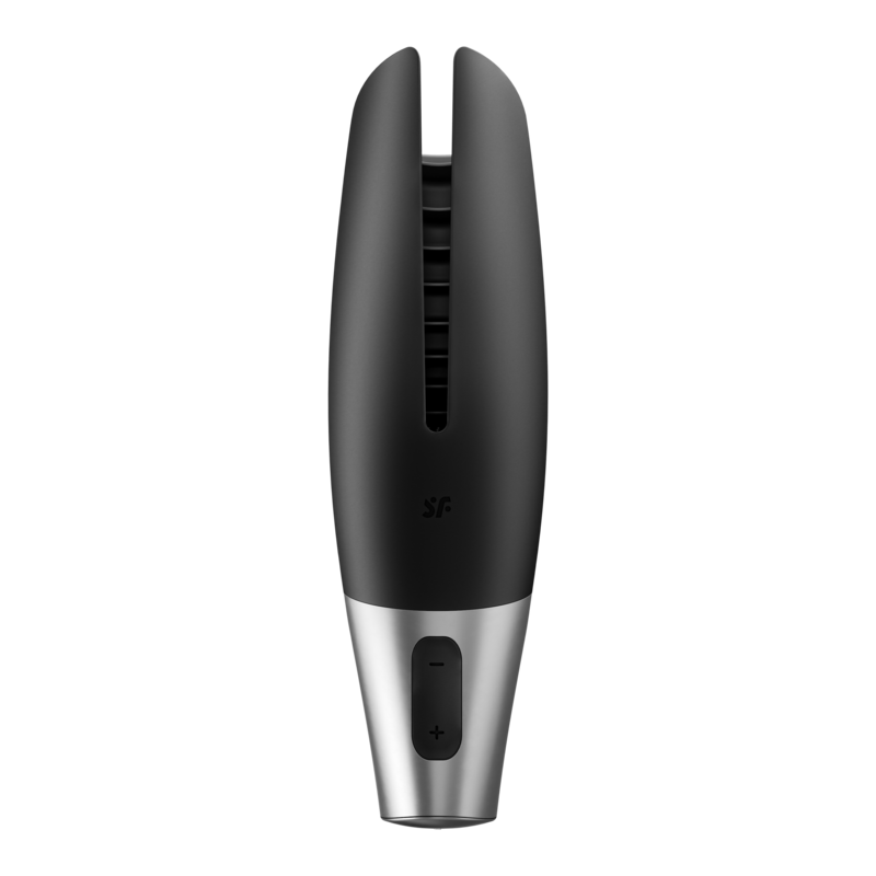 SATISFYER - POTENTE MASTURBADOR NEGRO