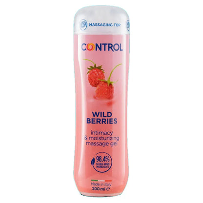 Control – Gel de Massage 3 en 1 Baies Sauvages 200 ml