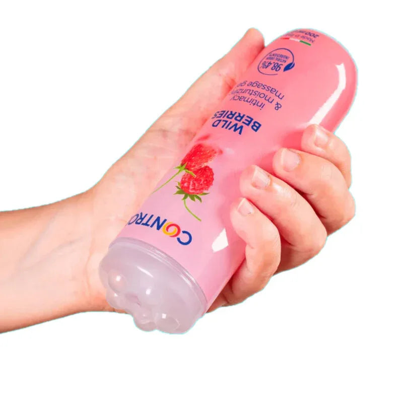 Control – Gel de Massage 3 en 1 Baies Sauvages 200 ml