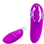 PRETTY LOVE - ESTIMULADOR DE BRAGUITAS CON CONEJO SALVAJE CON CONTROL REMOTO LILA