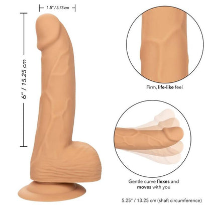 CALEXOTICS - CLOUS IN SILICONE 15.24 CM PEAU