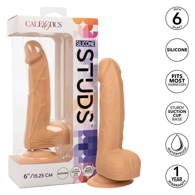 CALEXOTICS - CLOUS IN SILICONE 15.24 CM PEAU