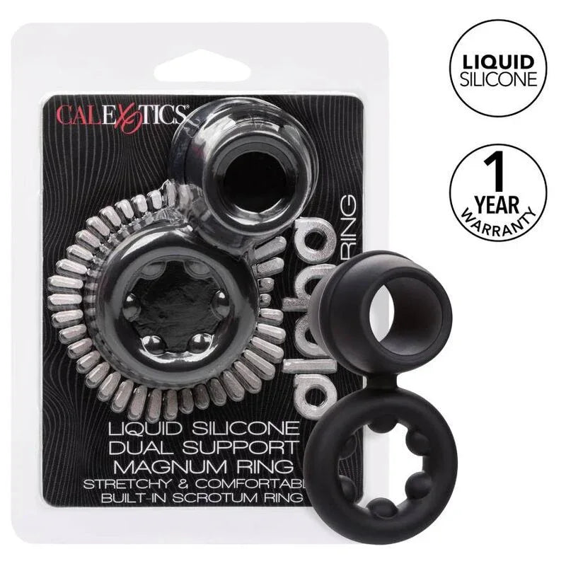 Calexotics – Bague Alpha Dual Magnum Noir