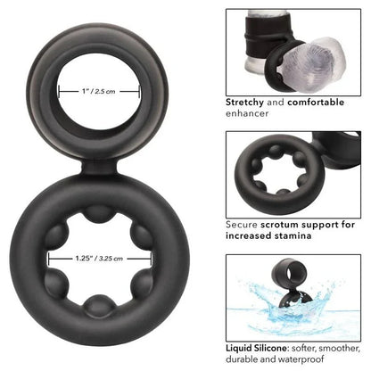 Calexotics – Bague Alpha Dual Magnum Noir