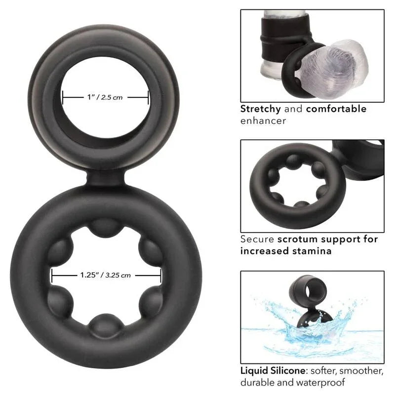 Calexotics – Bague Alpha Dual Magnum Noir