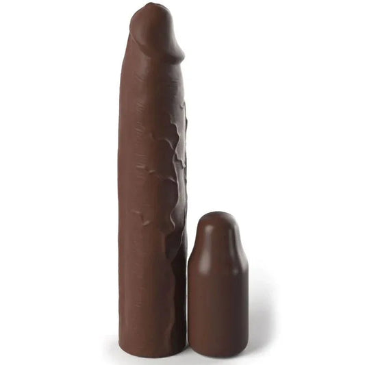 Fantasy X Tensions Pipedreams Sleeve 22,86 cm + 7,62 cm Plug Brown