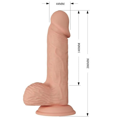 Baile – Belle Rencontre Catoblepas Gode Réaliste Flexible 20.6 cm Naturel