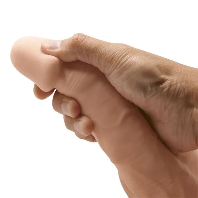 Baile – Belle Rencontre Bahamut Gode Réaliste Flexible 21.8 cm Naturel