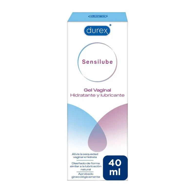 Durex – Sensilube Gel Lubrifiant Hydratant 40 ml – Sensations Intenses & Excitation Maximale